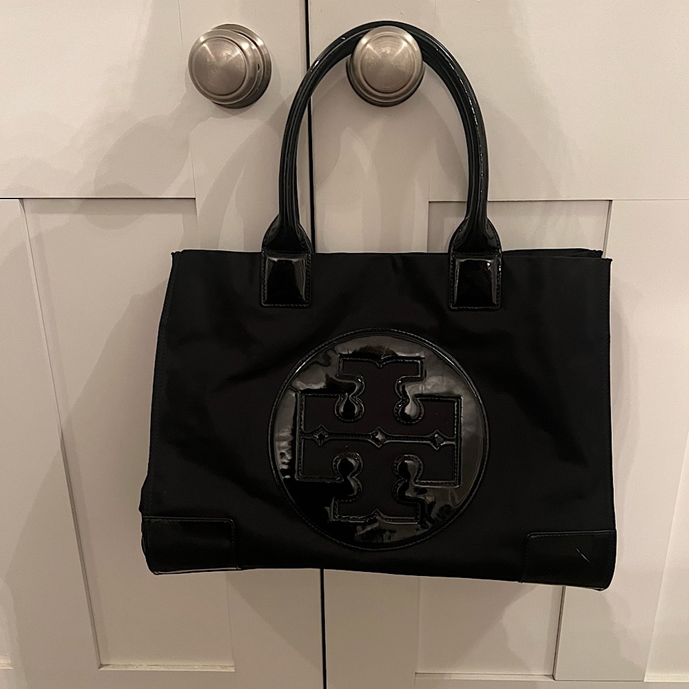Tory Burch Ella Nylon Patent Tote